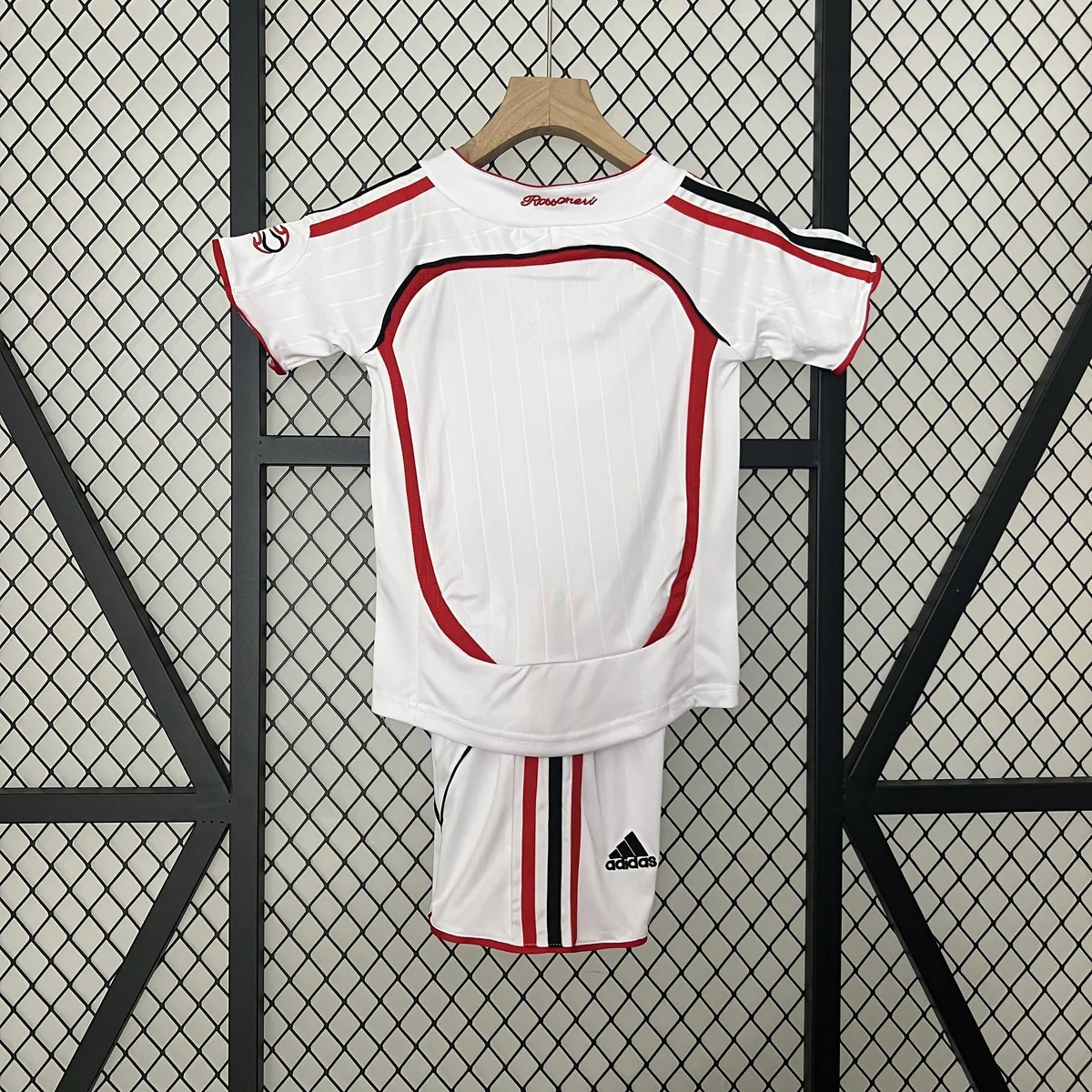 07-08 AC Milan Retro Kid UCL Final Version Kits Sets Jersey Supplier Yupoo 3