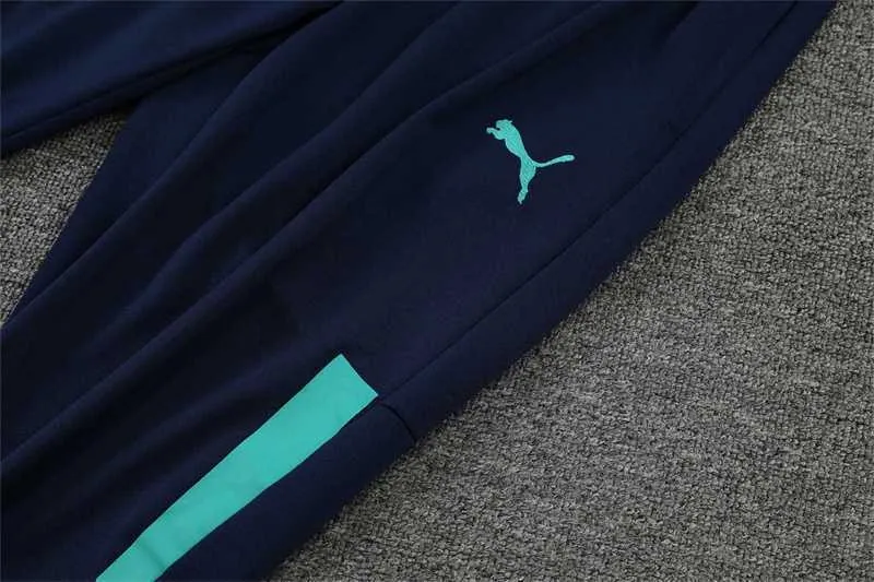 Polo Marseille color blue and green team logo 18