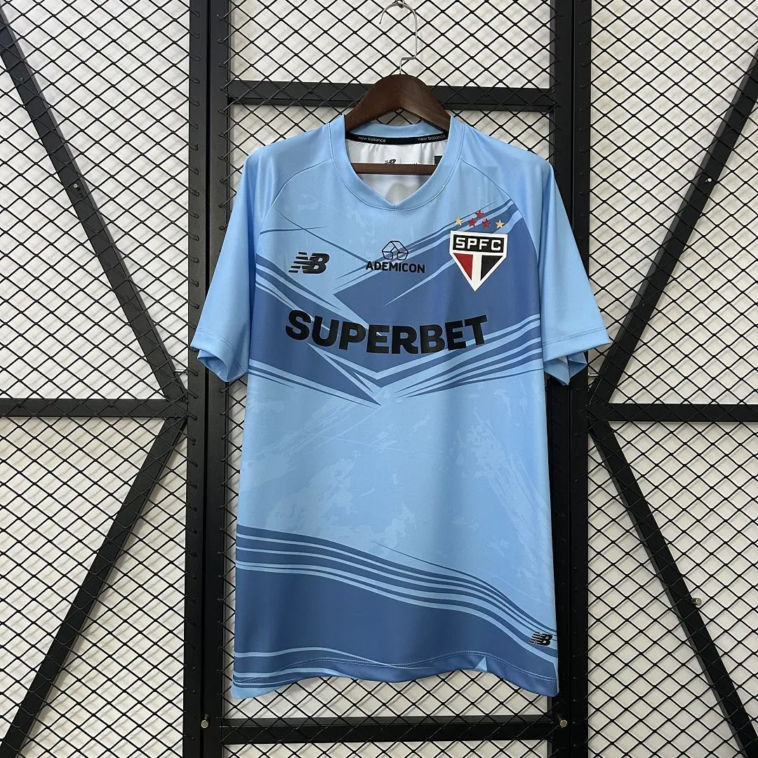 25-26 Sao Paulo Goalkeeper Blue Shirt Soccer Uniform AAAAJersey Dropship Yupoo 8