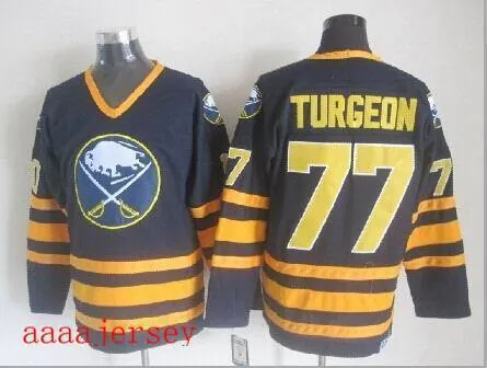 Buffalo Sabres retro ice hockey jersey M-3XL 水牛城军刀队复古冰球服 6