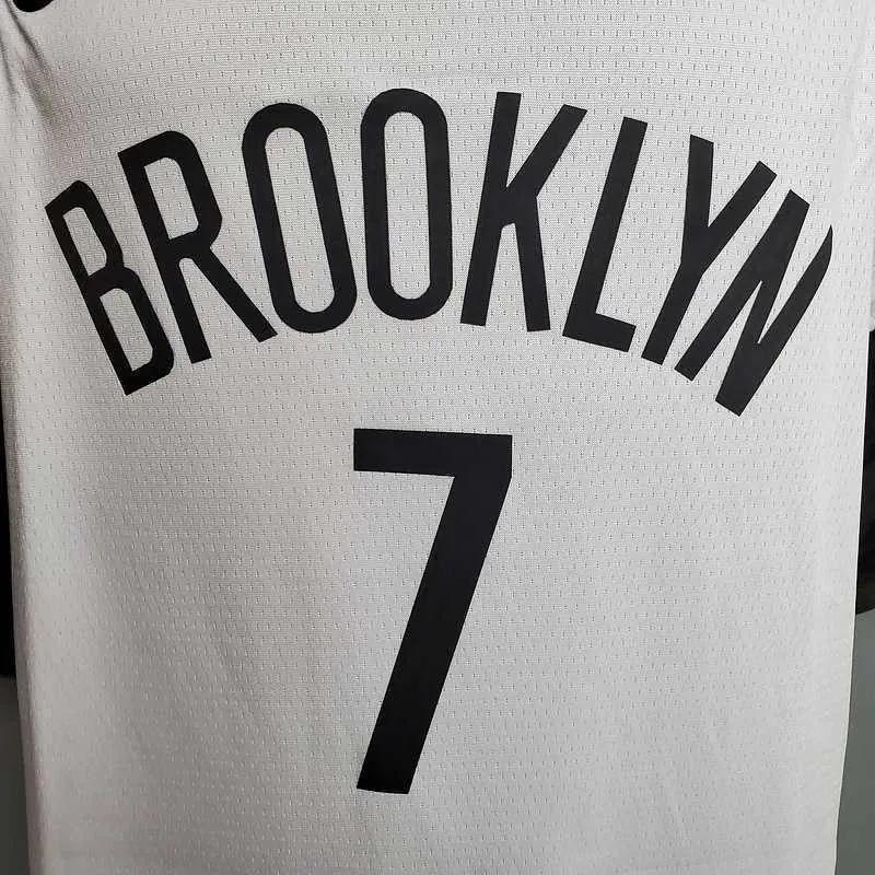 Durant #7 Brooklyn Nets white 1
