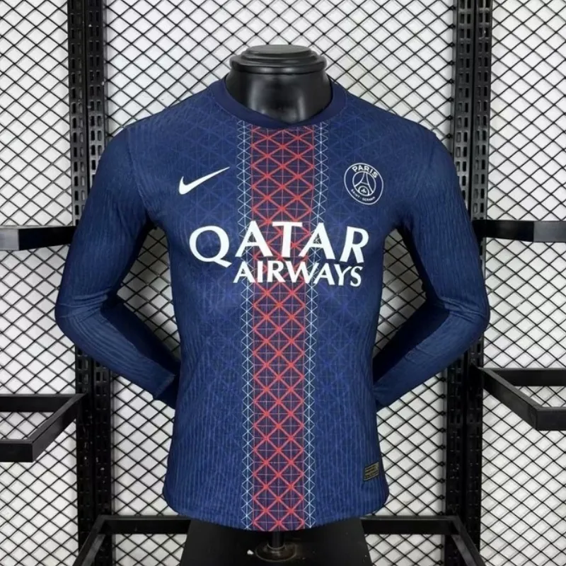 25-26 PSG Home Long Sleeve Kit Player Version Shirt AAAAJersey Wholesale Yupoo 5