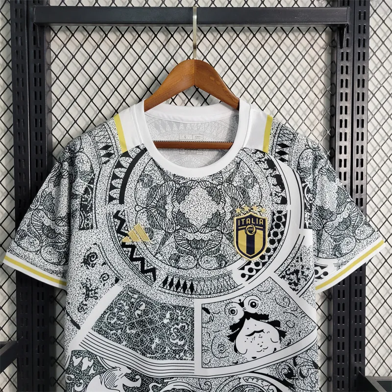 2024 Italy White Special Edition Size S-XXL Soccer Jerseys 4