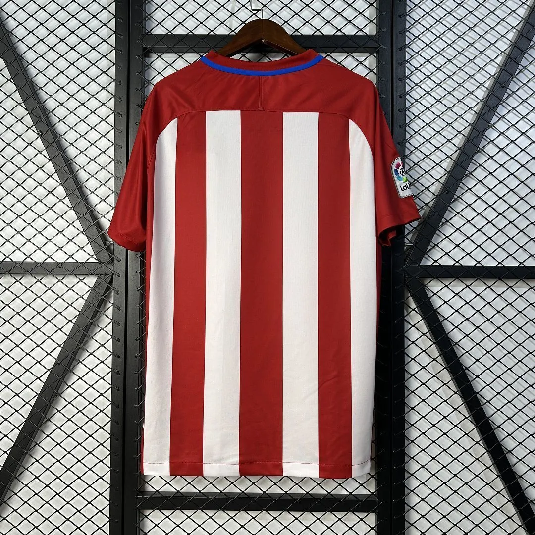 16-17 Atletico Madrid Home Retro Kit Vintage Shirt Soccer AAAAJersey Yupoo 1