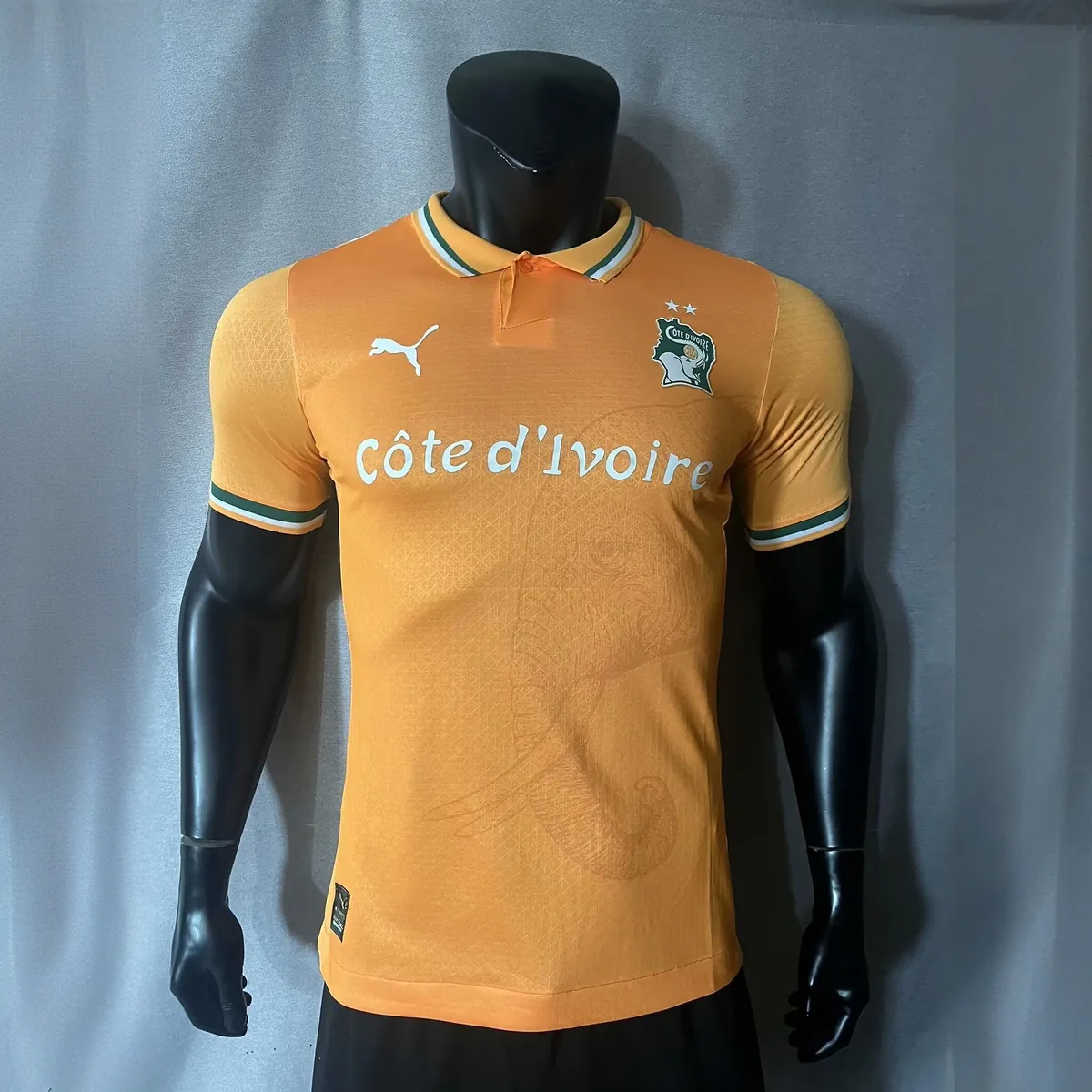 2023 Ivory Coast Pure Orange Kit With Collar Player Version Shirts Football AAAAJersey Yupoo 5