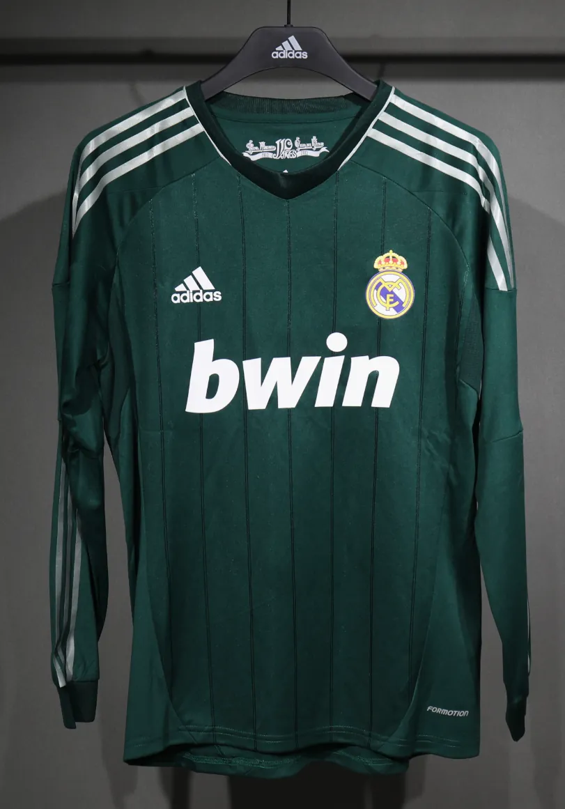 12-13 Real Madrid Third Retro Kit Vintage Player Version Long Sleeve Shirt AAAAJersey Dropship 6
