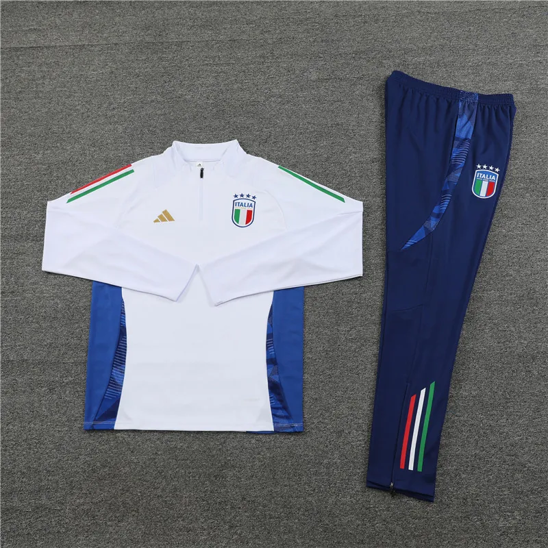 2024 Italy Long Sleeve Training Suit Football Shirts 2
