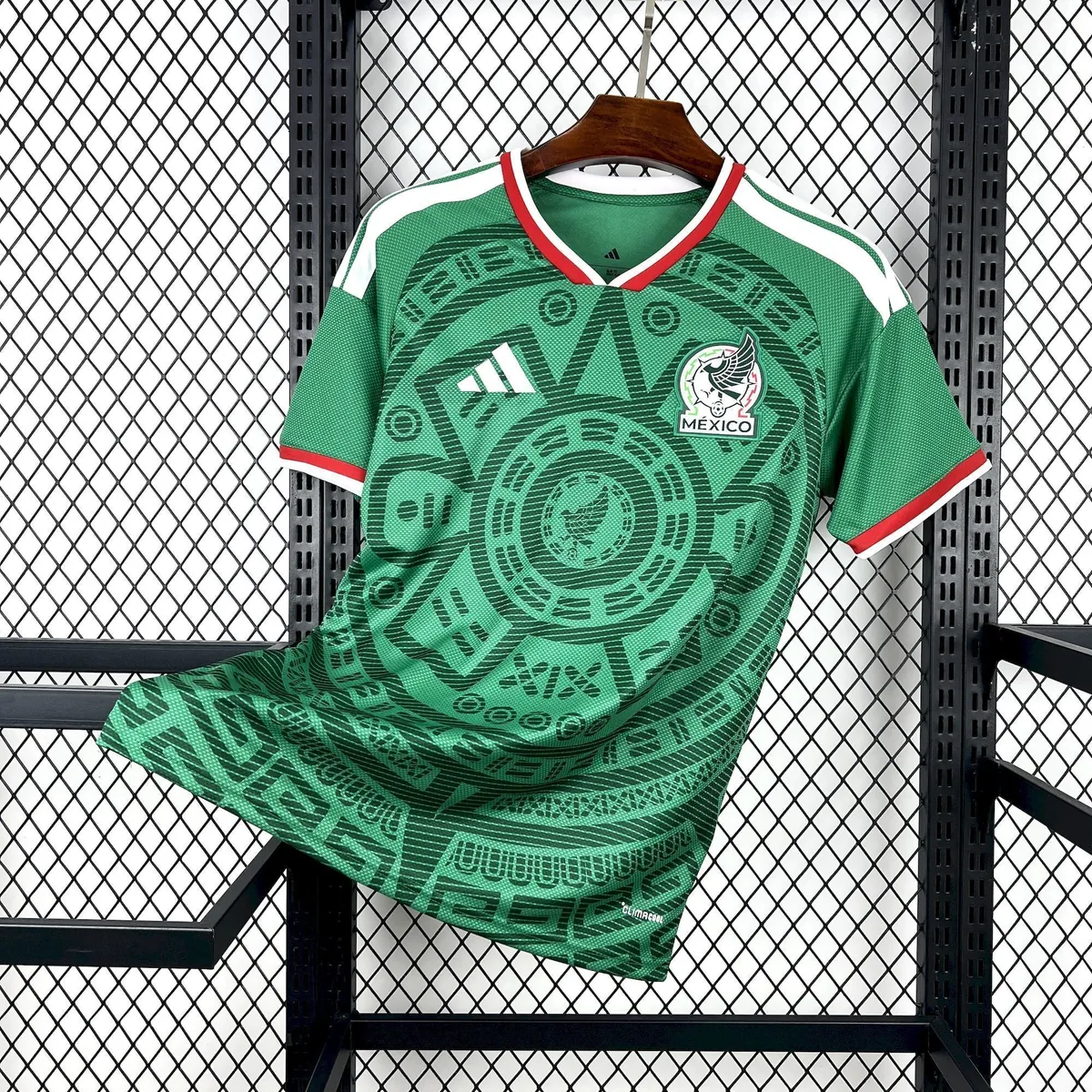 2026 World Cup Mexico Home Kit Football T-Shirt AAAAJersey Dropship Yupoo 6