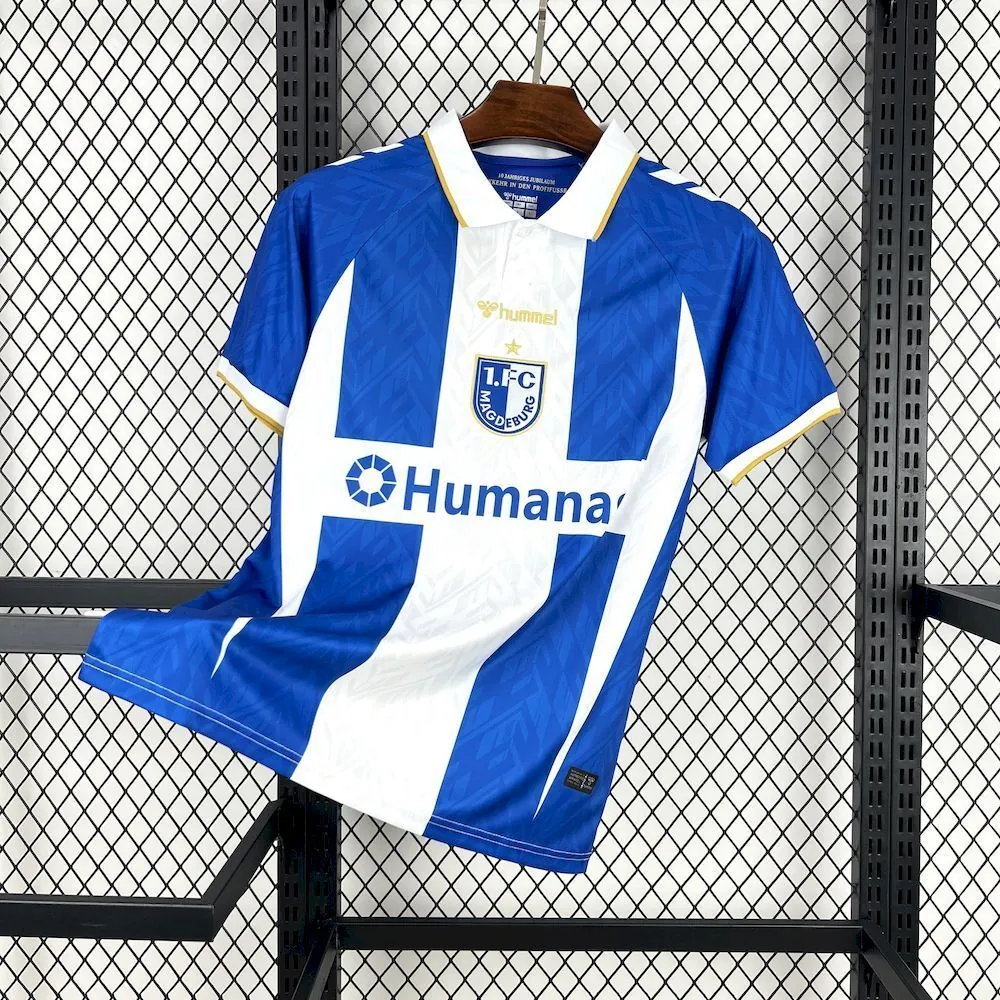 24-25 FC Magdeburg Special Edition Blue Shirt Football Apparels Soccer AAAAJersey Supplier Yupo 6