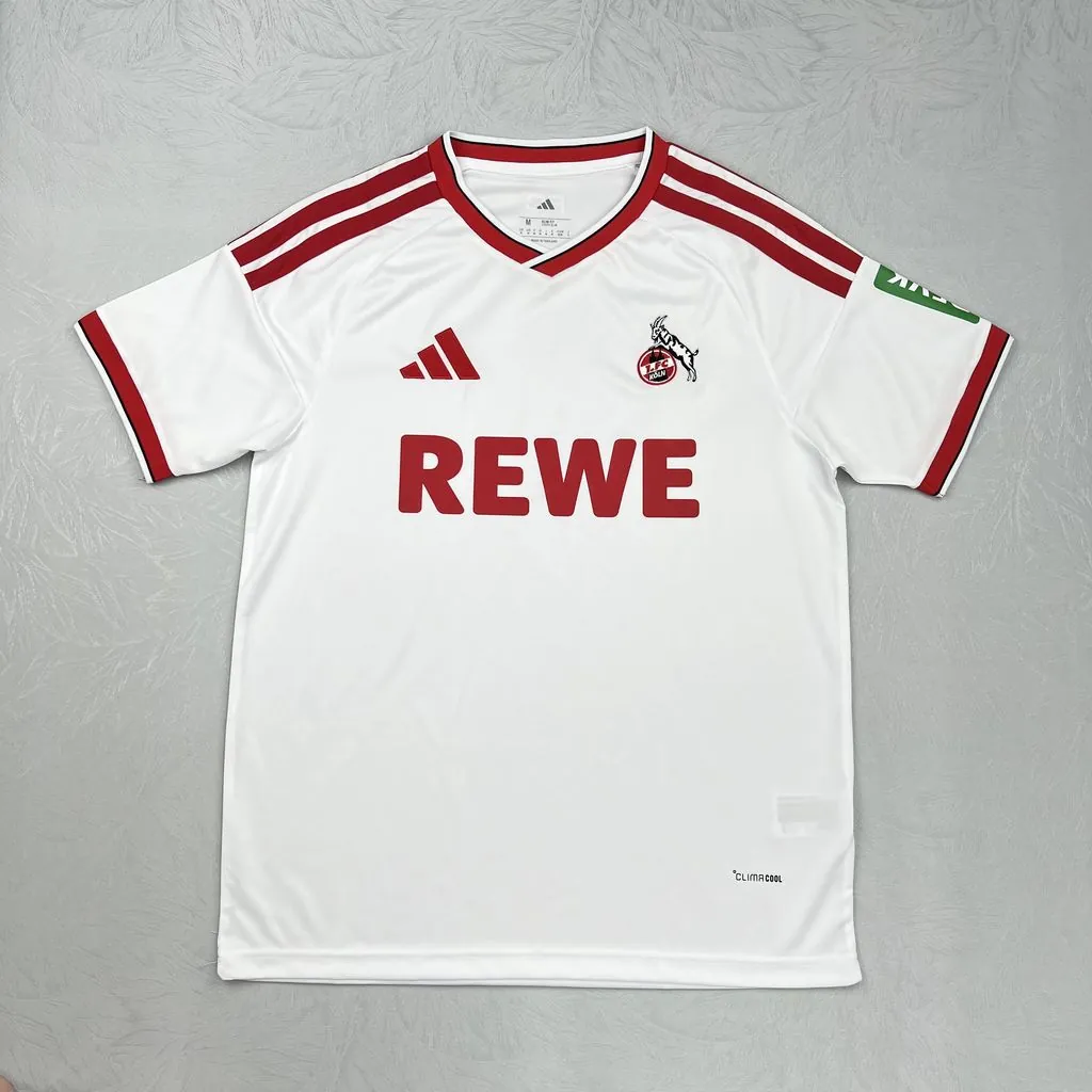 26-27 FC Köln Mens Home Kit Football T-Shirt AAAAJersey Supply Yupoo 8 2