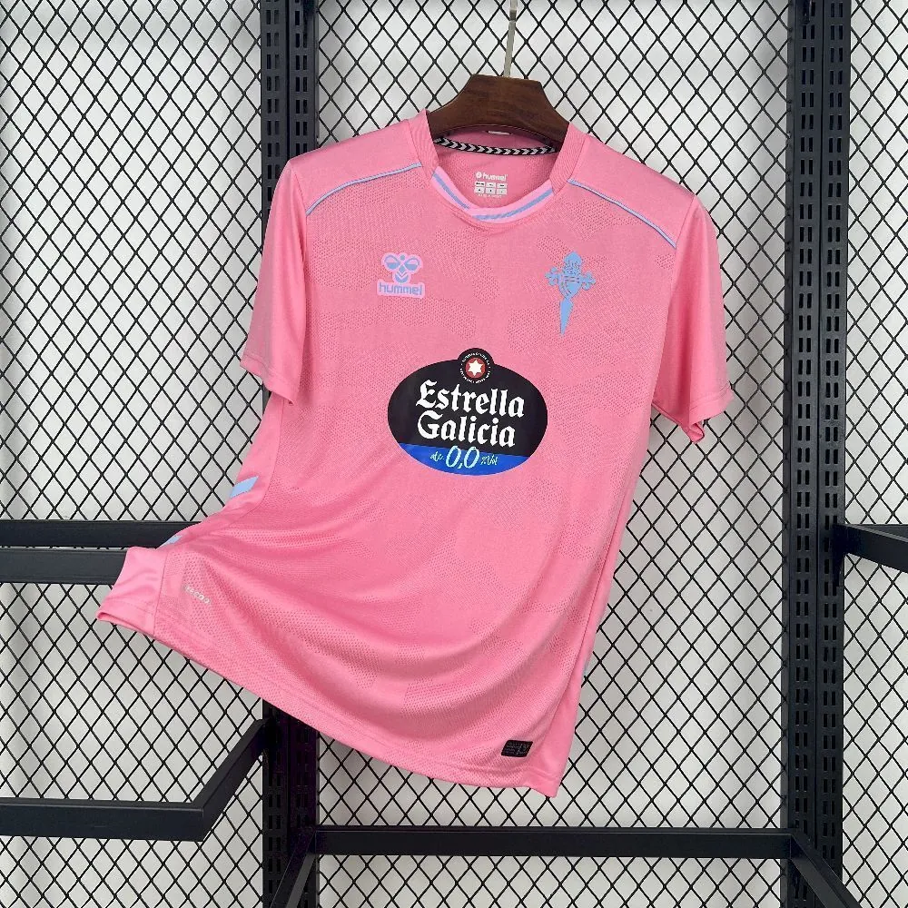 25-26 Celta de Vigo Third Away Pink Shirt Football Uniform AAAAJersey Supply Yupoo 6