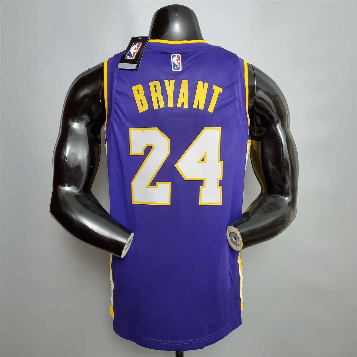 Bryant #24 Lakers purple yellow 4