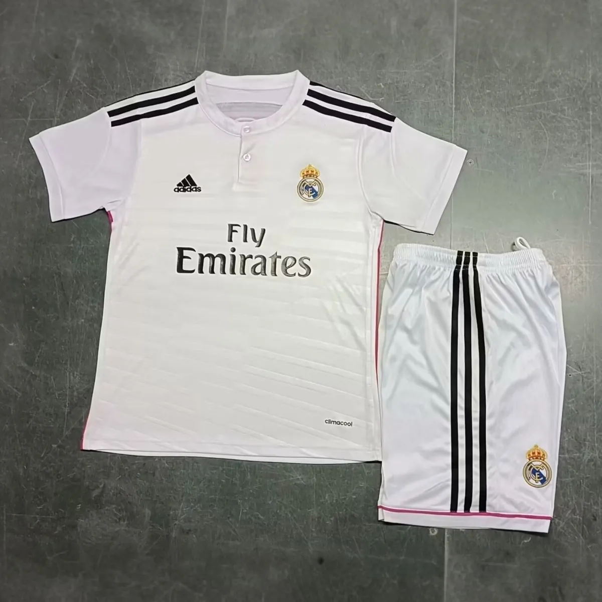 14-15 Real Madrid Kids Retro Home Kit Cheap Jerseys Yupoo 1