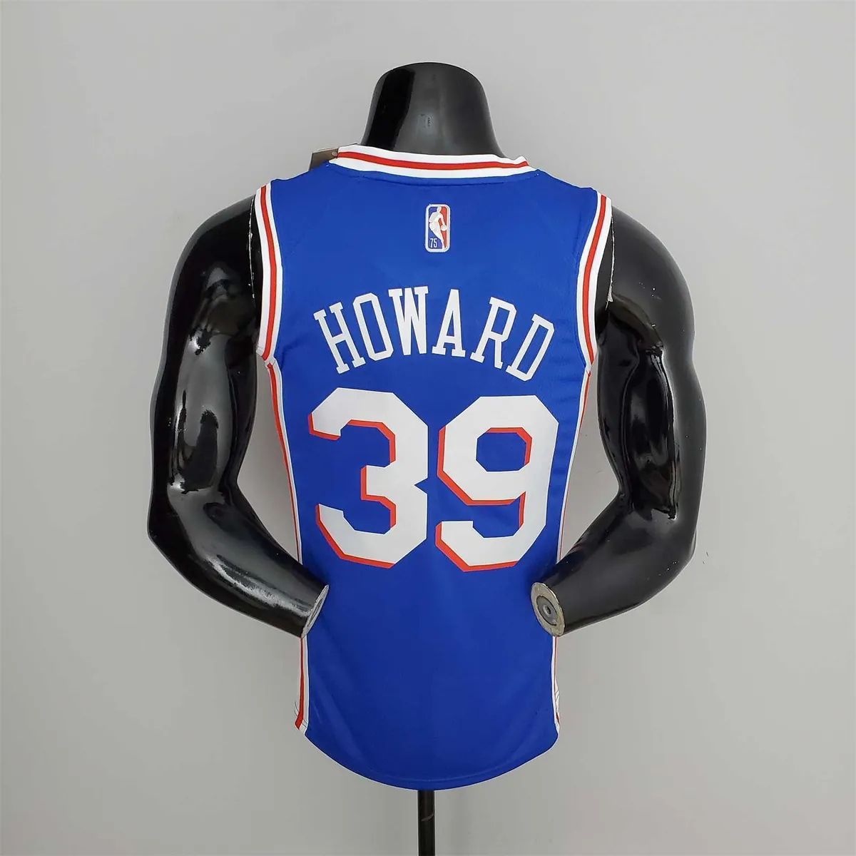 75th Anniversary Philadelphia 76ers HOWARD#39 Blue NBA Jersey 9