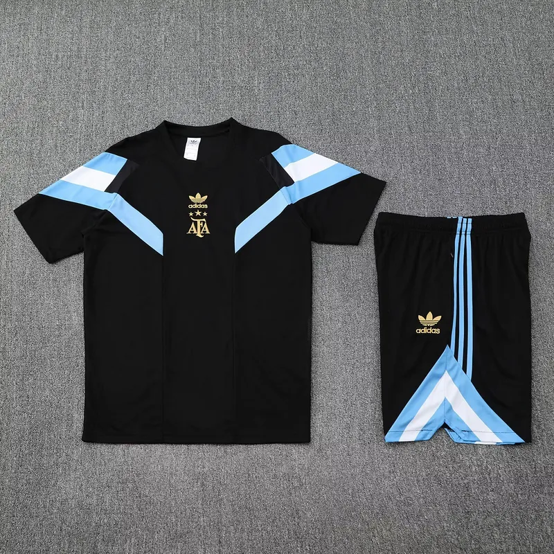 25-26 Argentina Black Original Training Kits Football Tracksuits 1