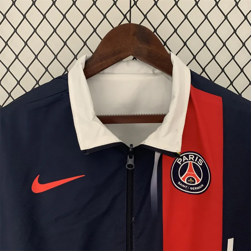 23-24 PSG reversible windbreaker white 14