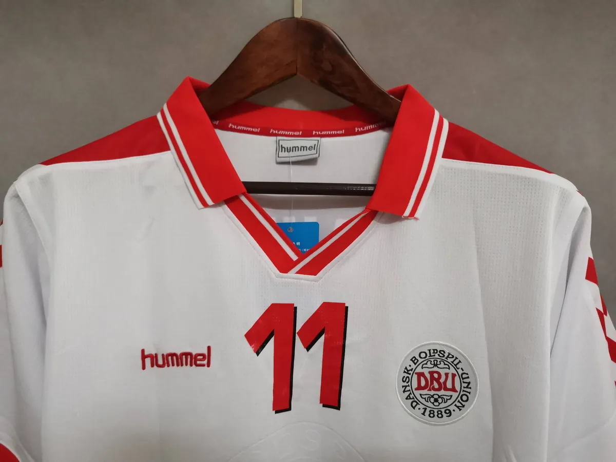1998 Denmark away white 2