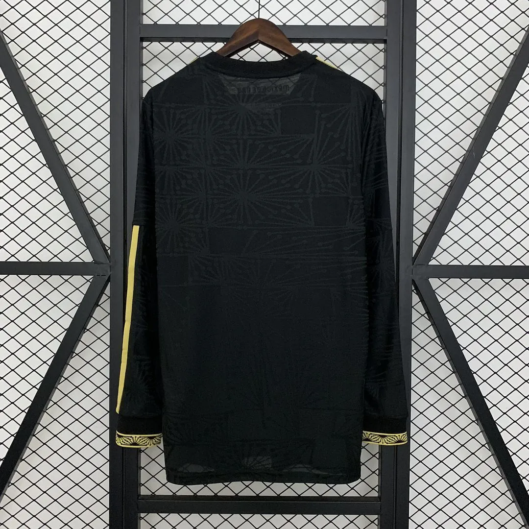 2025 Mexico Gold Cup Black Long Sleeve Kit Soccer T-Shirt AAAAJersey Supply Yupoo 4