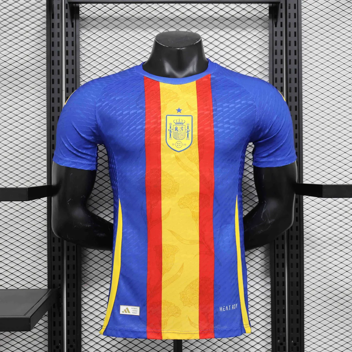 2024 Spain Pre-Match Victory Blue Player Version Shirt AAAAJersey Supplier Yupoo 6