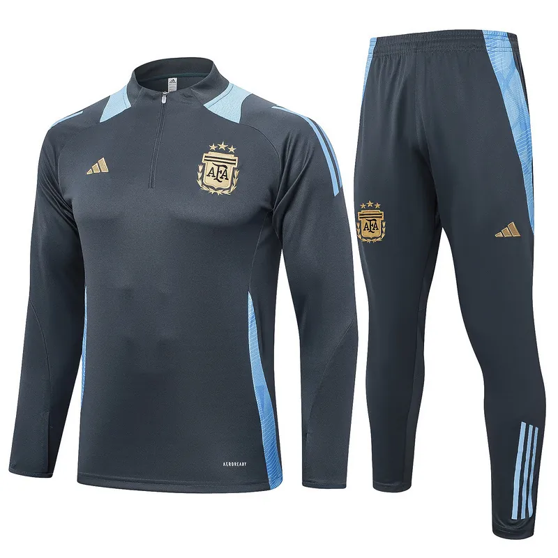 2024 Argentina Long Sleeve Training Suit Football Shirts 3