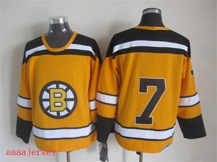 Boston Bruins retro ice hockey jersey M-3XL 波士顿棕熊队复古冰球服 4