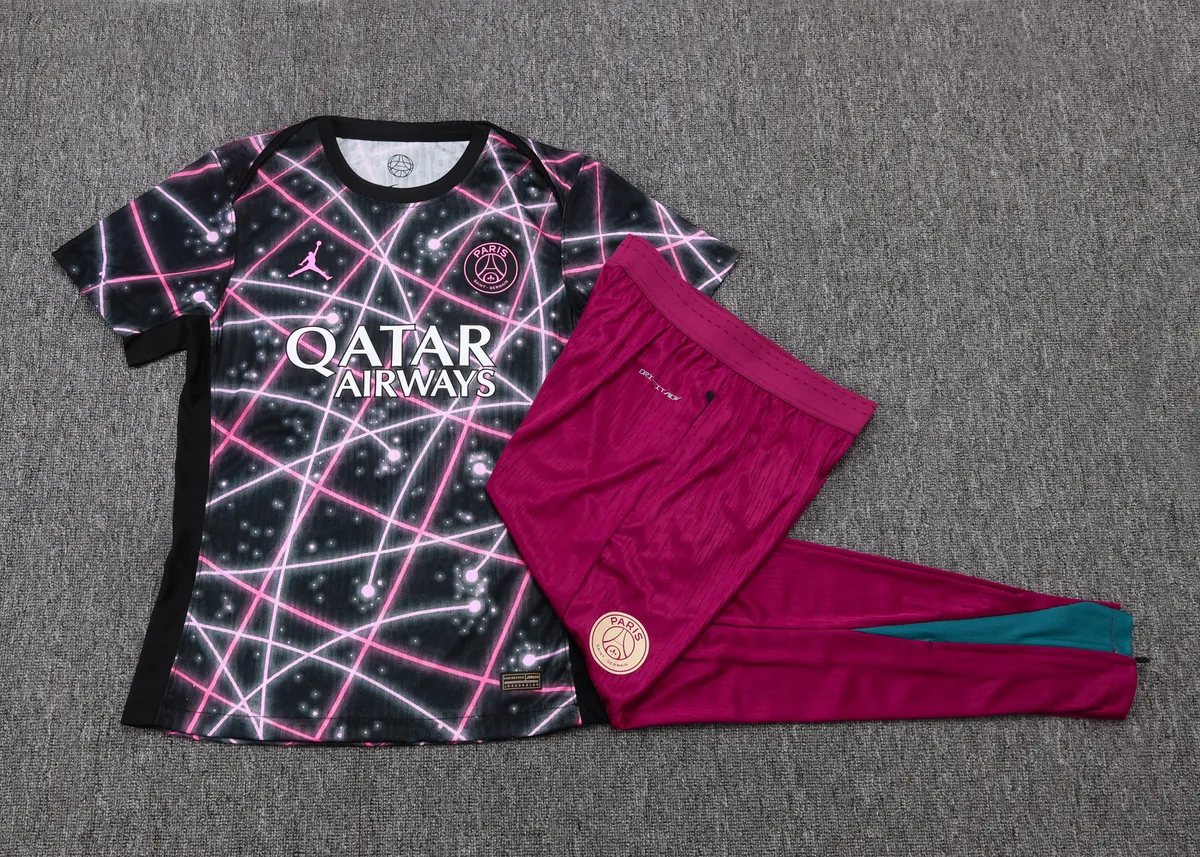 25-26 PSG Player Version Pre-Match Training Kits Football Tracksuits 2