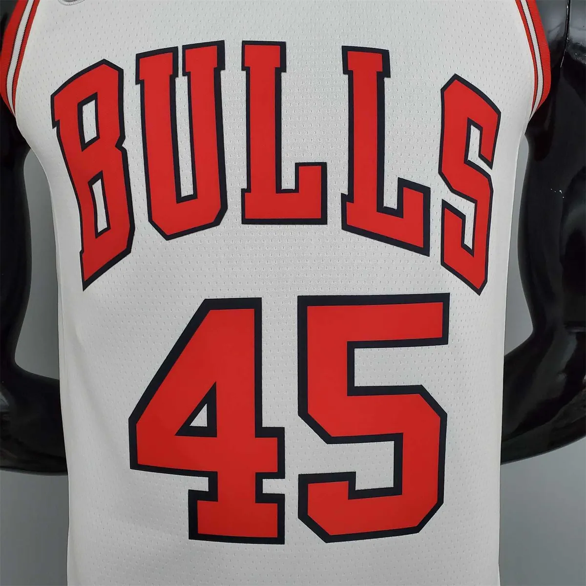 75th Anniversary Jordan #45 Bulls White 5