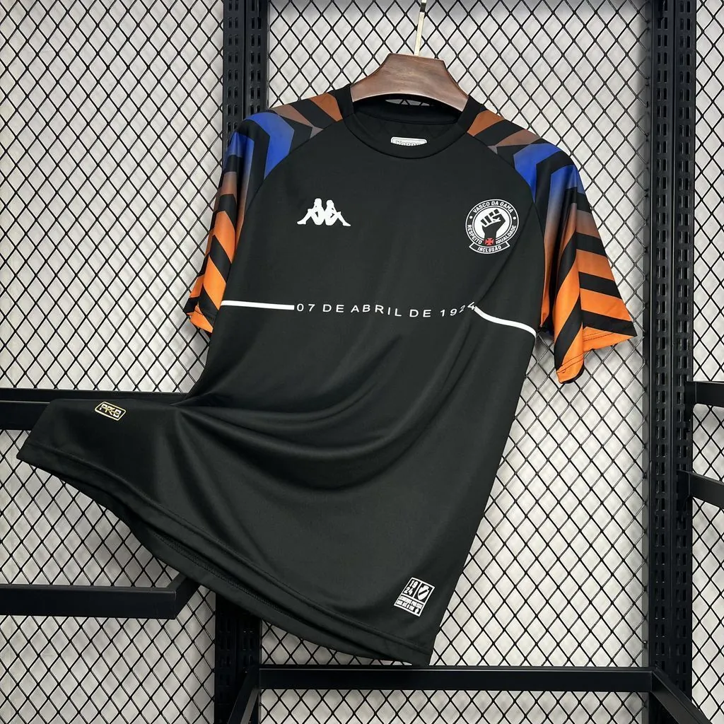 24-25 Vasco Da Gama Warm-Up Black Shirt AAAAJersey Supplier Yupoo 6