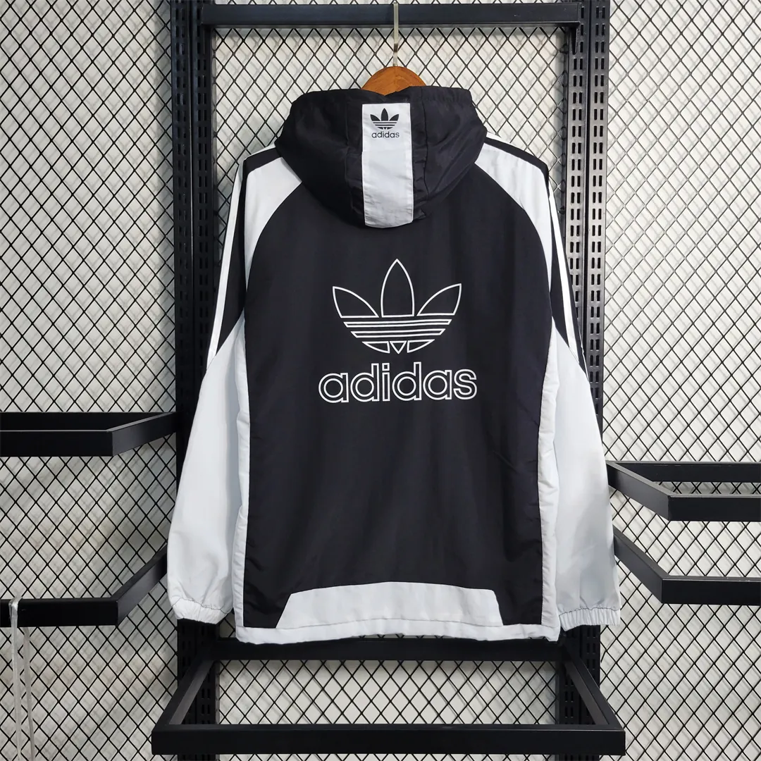 Windbreaker Adidas Black 5