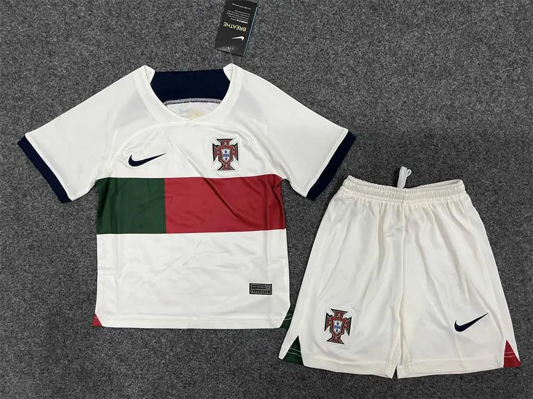 22-23 Portugal away kids kit 2