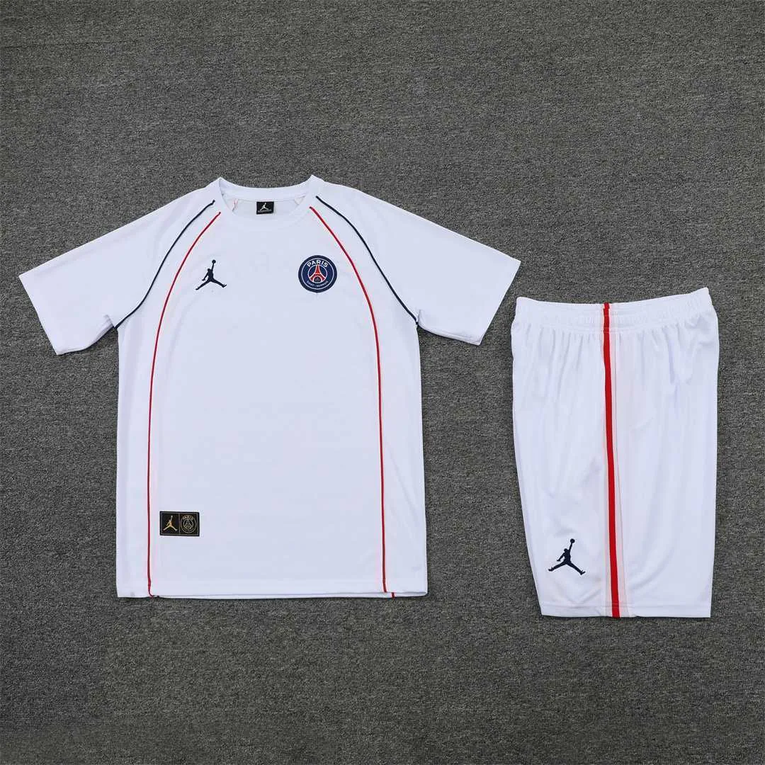 22-23 PSG training suit short sleeve kit White 17