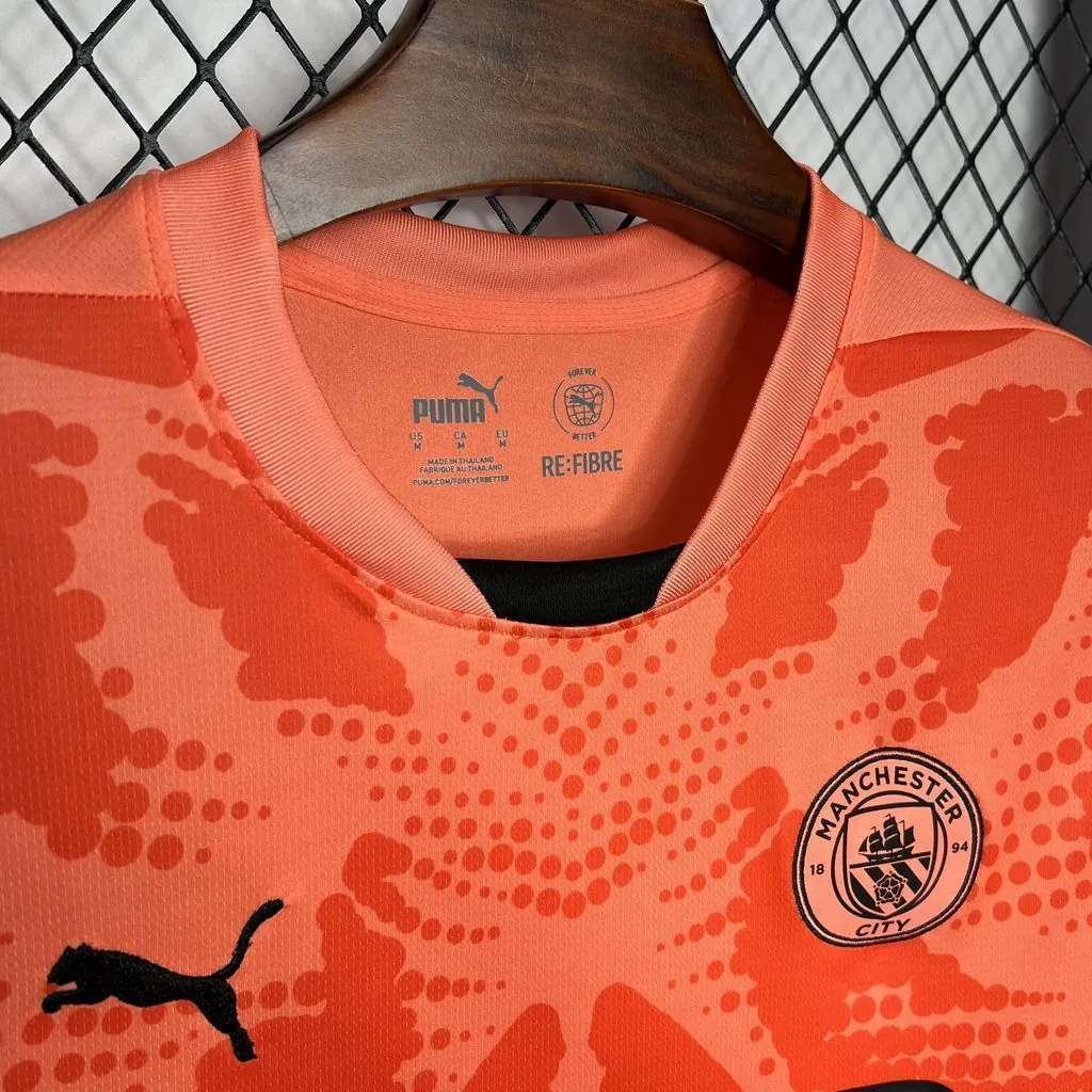 24-25 Manchester City Orange Goalkeeper Kit Sport AAAAJersey Yupoo 4