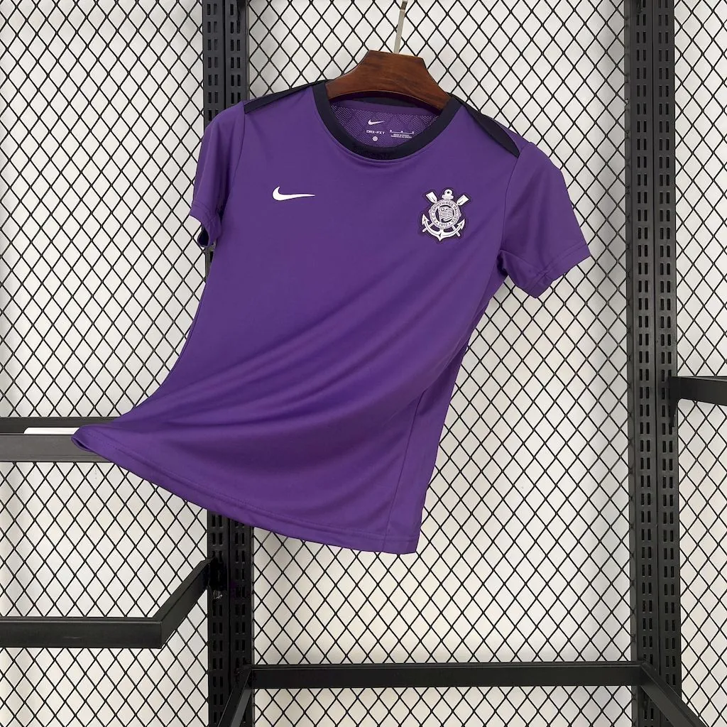 25-26 Corinthians Purple Training Women Shirt Lady Uniform AAAAJersey Yupoo 5