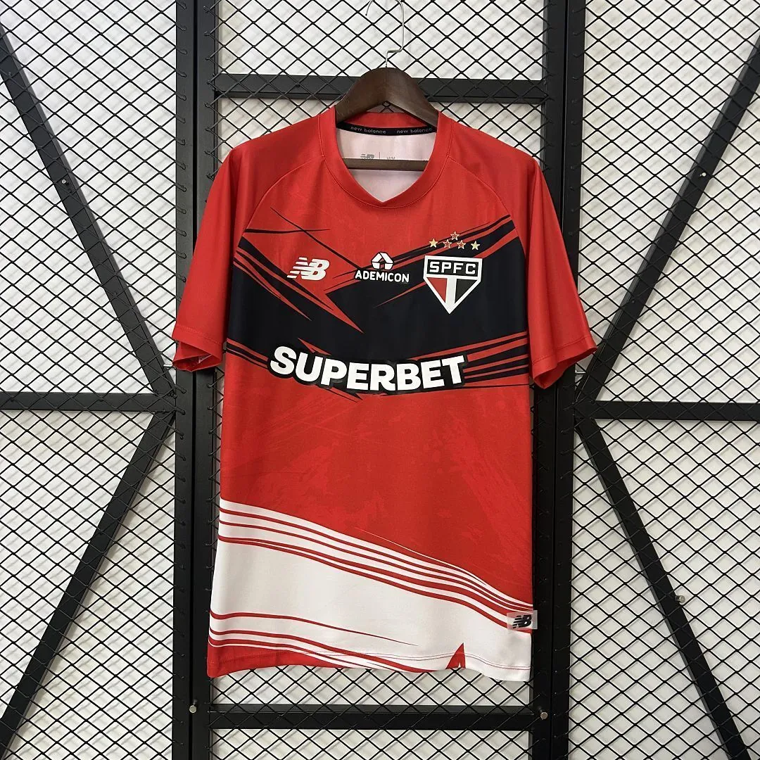 25-26 Sao Paulo Goalkeeper Red Shirt Soccer Uniform AAAAJersey Dropship Yupoo 8
