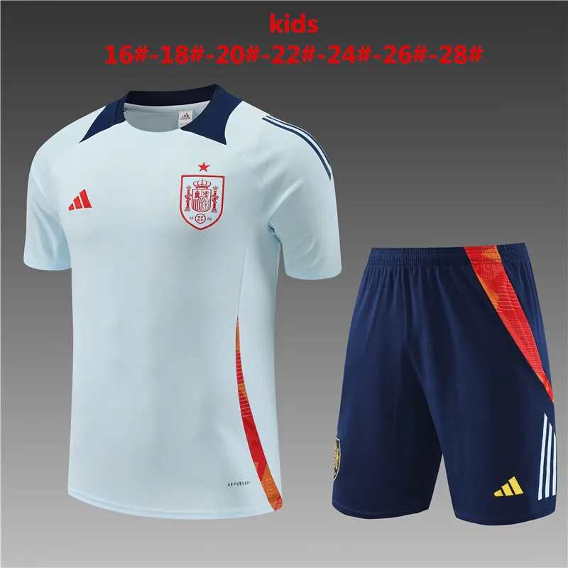 2024 Spain Kids Training Soccer Jerseys Football Shirts 1