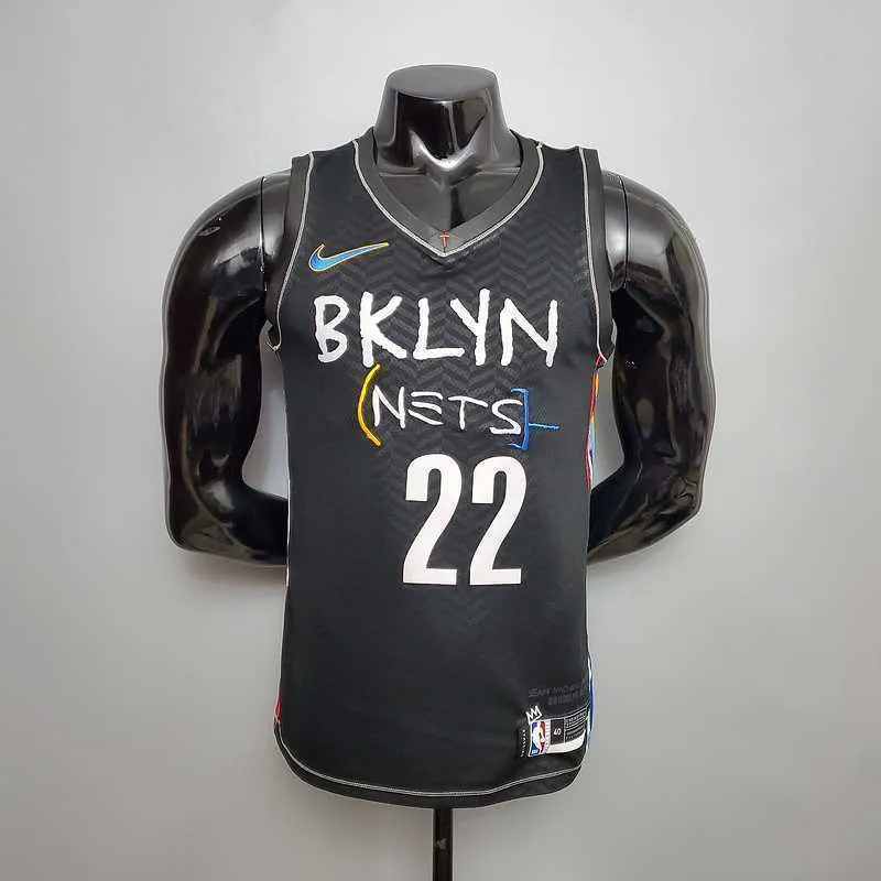 New Brooklyn Nets LEVERT#22 City Edition Black 10