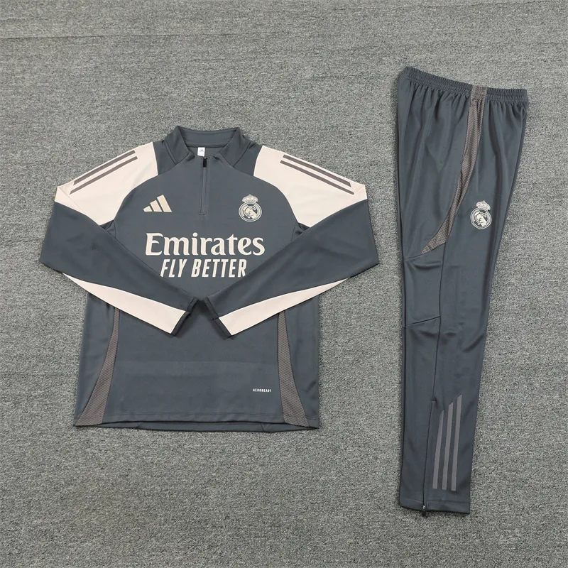 24-25 Real Madrid Long Sleeve Training Suit Football Shirts 1