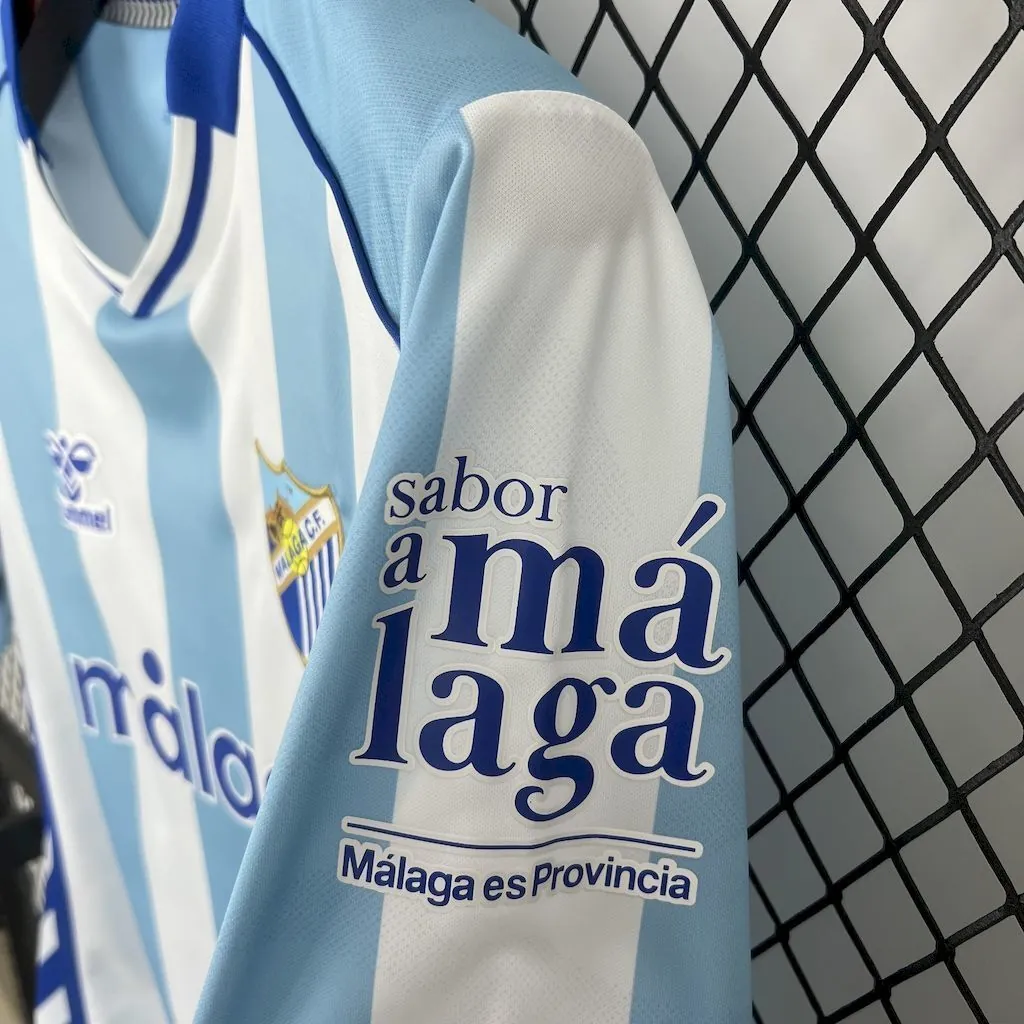 25-26 Malaga Home Shirt Football T-Shirt AAAAJersey Supply Yupoo 5