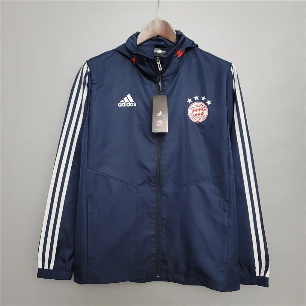 20-21 Bayern Munich royal blue windbreaker 8