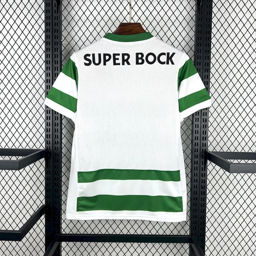 25-26 Sporting Lisbon Home Kit Football T-Shirt Soccer AAAAJersey Yupoo 5