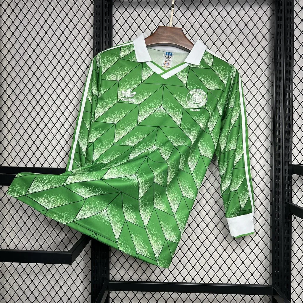 1990 Germany Away Retro Long Sleeve Vintage Shirt Sport AAAAJersey Yupoo 2