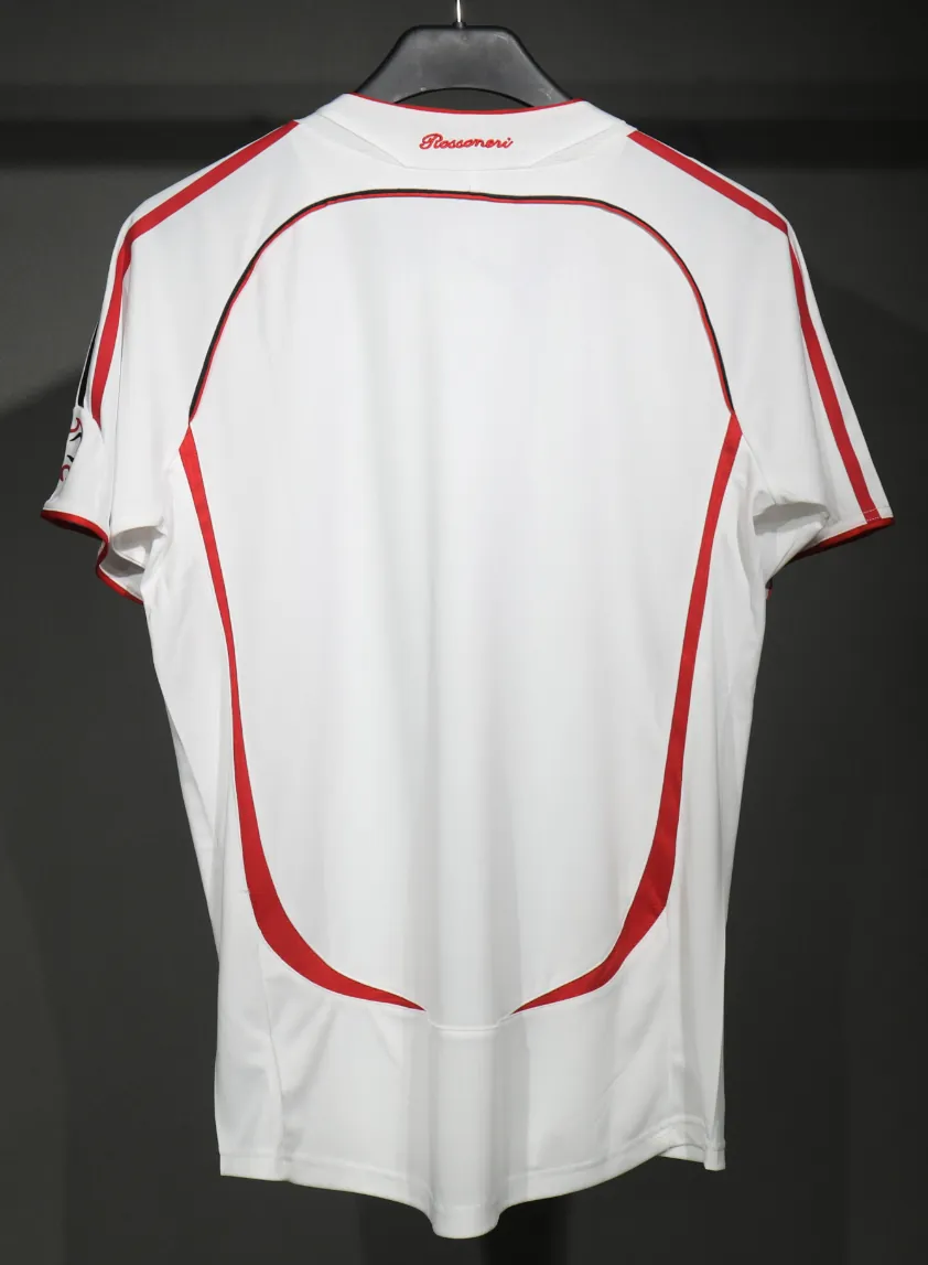 06-07 AC Milan Away Retro Kit Vintage Player Version Sino Shirt AAAAJersey Dropship Yupoo 2