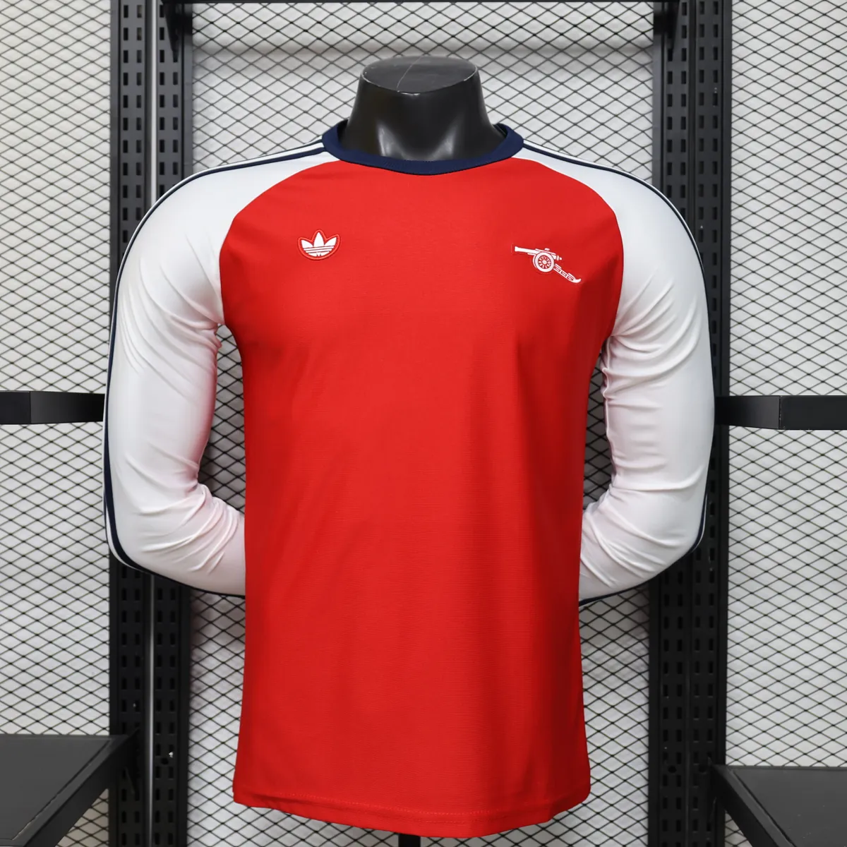 26-27 Arsenal Casual Retro Style Football Red Long Sleeve Shirt AAAAJersey Supply Yupoo 6