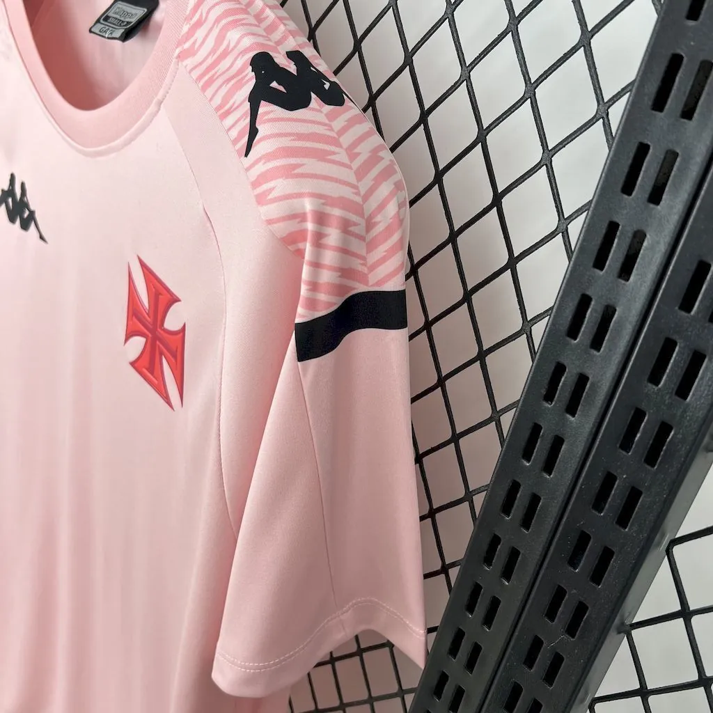 25-26 Vasco Da Gama Pink CRVG Kit Football Apparels Soccer AAAAJersey Yupoo 2