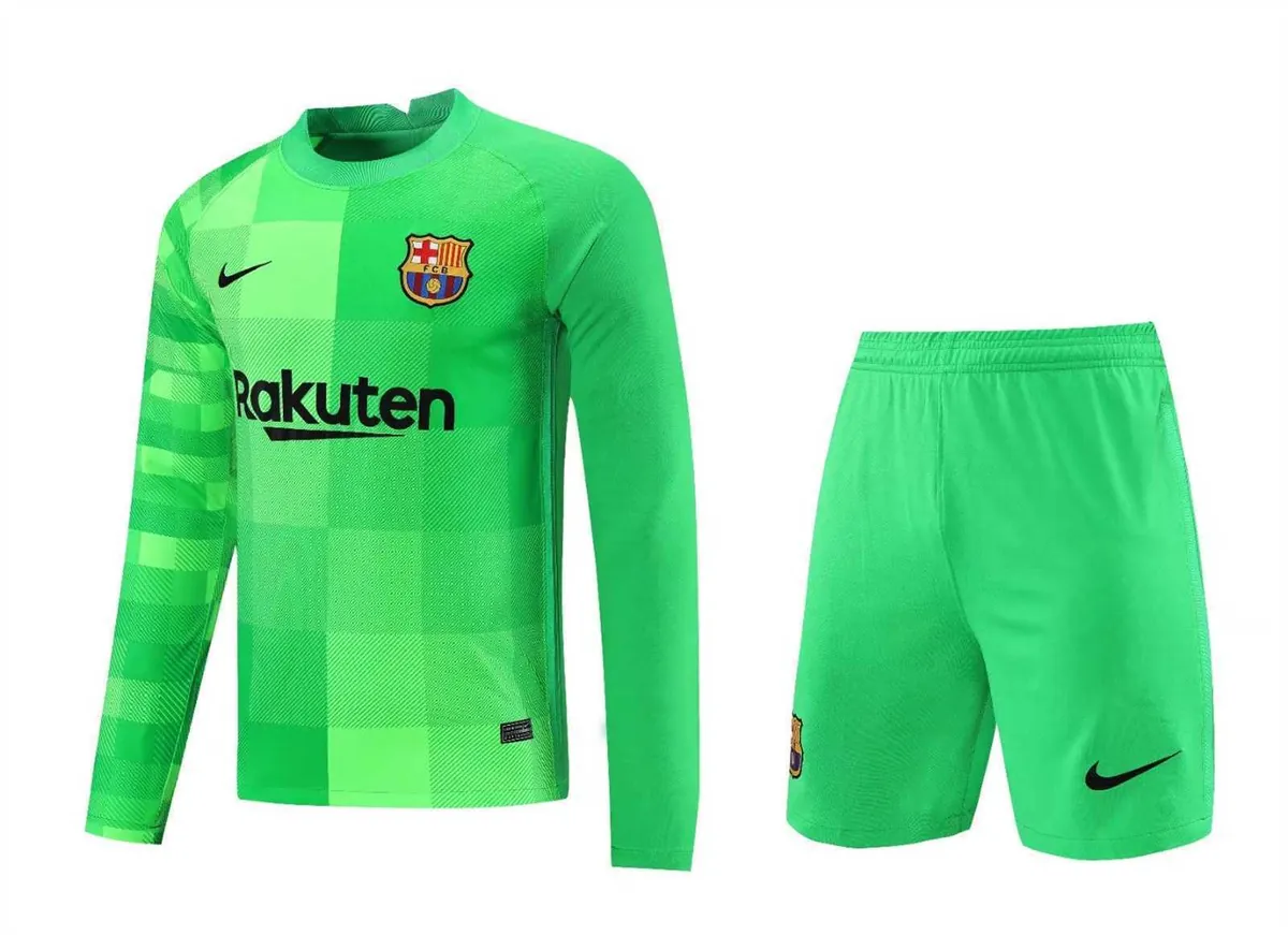 21-22 Barcelona green goalkeeper long sleeve 17