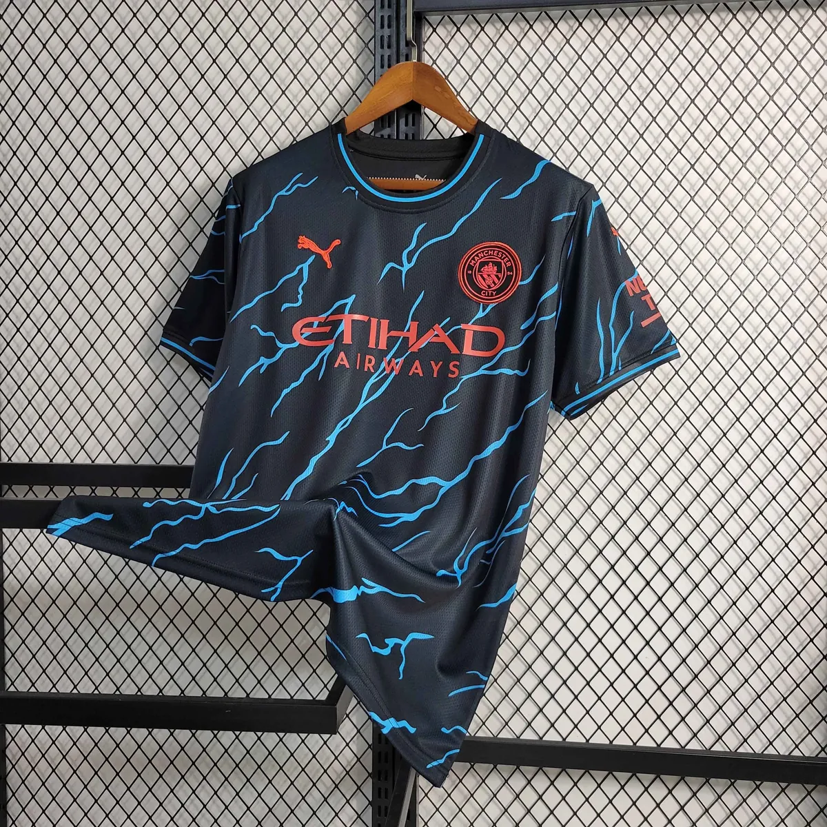23-24 Manchester City Third away size S-4XL Soccer Jerseys 7