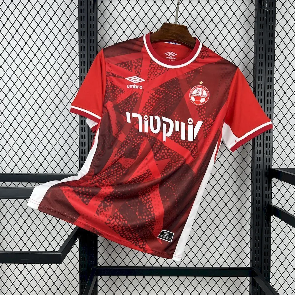 25-26 Hapoel Beer-Sheva Home Kit Soccer T-Shirt AAAAJersey Wholesale Yupoo 5