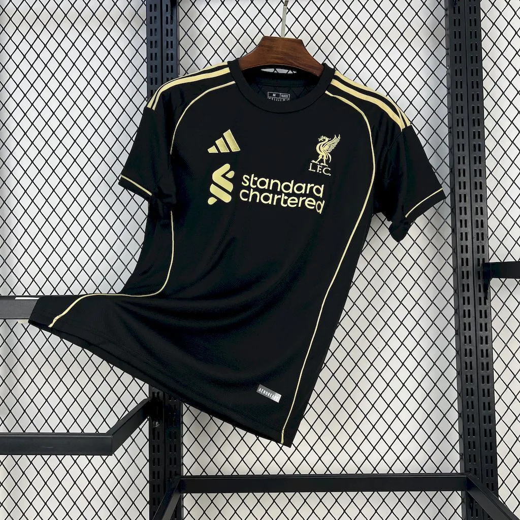 25-26 Liverpool Black Gold Edition Shirt Football Apparel AAAAJersey Wholesale Yupoo 7