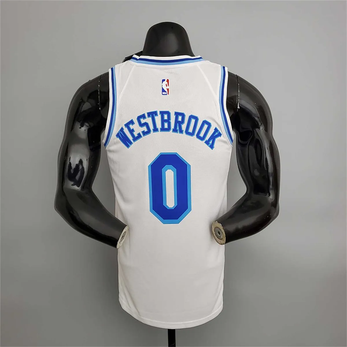 Lakers Westbrook#0 Latin Night (High Head) White 7