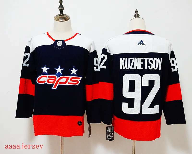 Washington Capitals ice hockey jersey M-3XL 华盛顿首都队冰球服 2